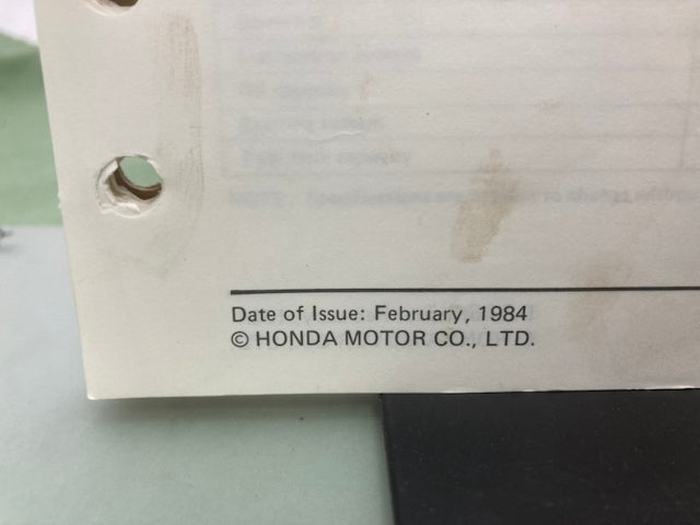 Honda 61VA200 HRS21 Lawn Mower Shop Manual 1984 Genuine