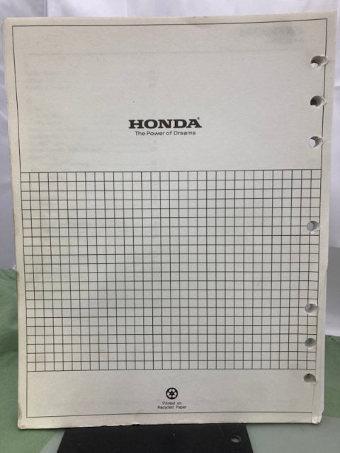 Honda 61VE2640 HRB215 HRM215 Shop Manual '97 w/ Supplements Z & Y '01 Genuine