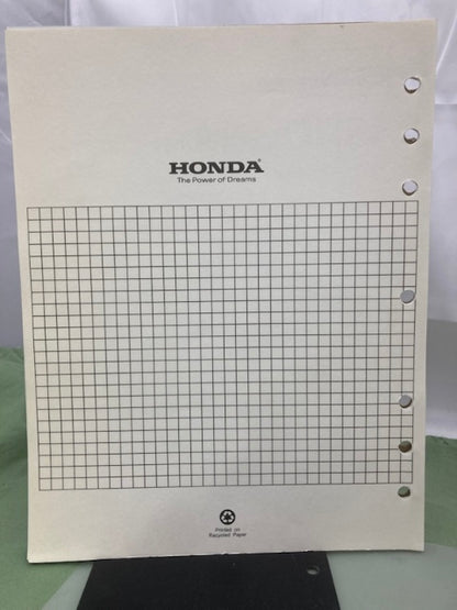 Honda 61VE2640 HRB215 HRM215 Shop Manual '97 w/ Supplements Z & Y '01 Genuine
