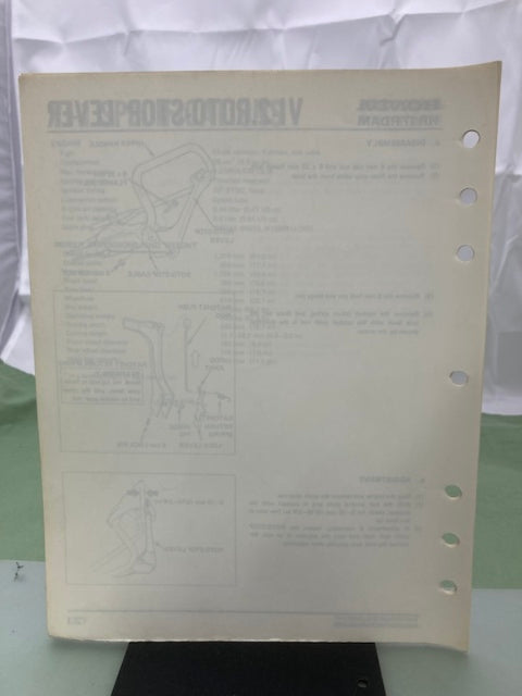 Honda 6195901 HR17 Lawn Mower Shop Manual 1982 Genuine