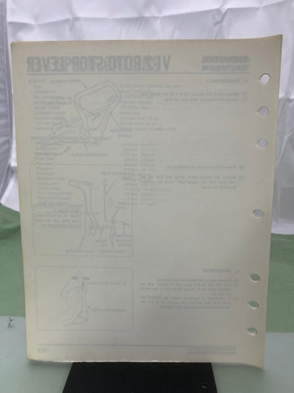 Honda 6195901 HR17 Lawn Mower Shop Manual 1982 Genuine