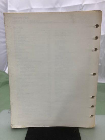 Honda 6176380 H 3011H 3013H Riding Mower Shop Manual 1989 Genuine