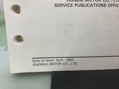 Honda 6176370 H 3011 Riding Mower Shop Manual 1989 Genuine