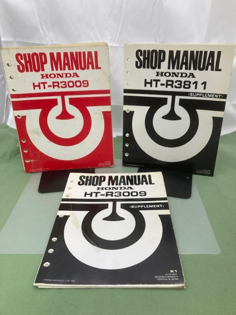 Honda 6175100 HT-R3009 Shop Manual '85 w/ HT-R3811 Supplements Z & Y '86 Genuine