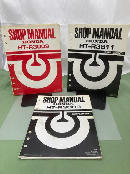 Honda 6175100 HT-R3009 Shop Manual '85 w/ HT-R3811 Supplements Z & Y '86 Genuine