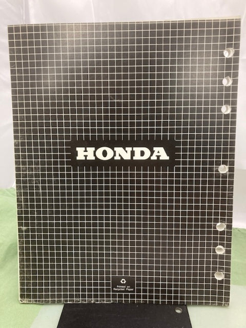 Honda 61771600 H2013 Shop Manual '95 w/ HDA & H2113 Supplements Z & Y Genuine