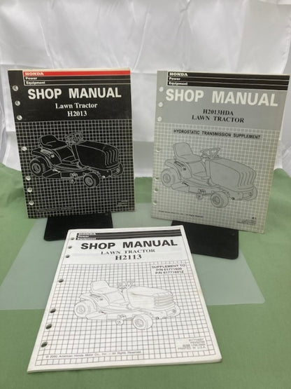 Honda 61771600 H2013 Shop Manual '95 w/ HDA & H2113 Supplements Z & Y Genuine