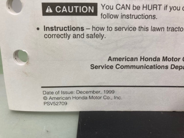 Honda 61771600 H2013 Shop Manual '95 w/ HDA & H2113 Supplements Z & Y Genuine
