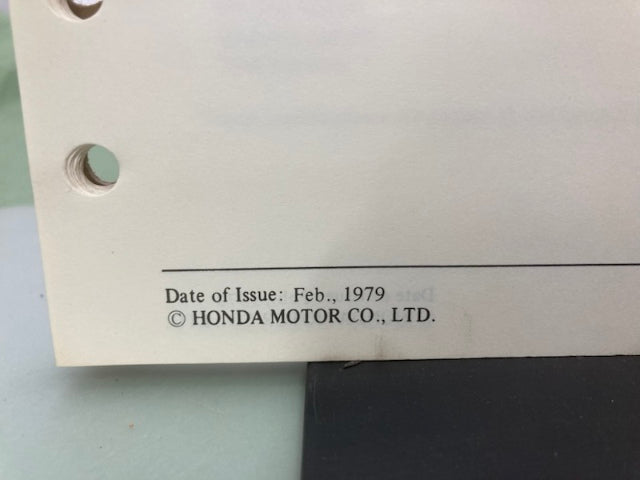 Honda 6189300 E4500 ES4500 ET4500 Generator Shop Manual 1979 Genuine