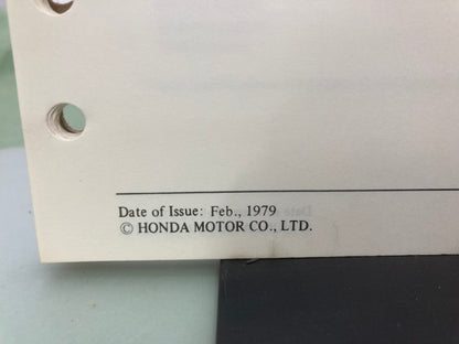 Honda 6189300 E4500 ES4500 ET4500 Generator Shop Manual 1979 Genuine