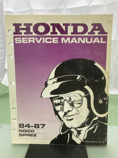 Honda 61GK803 '84-'87 NQ50 Spree Service Manual 1986 Genuine