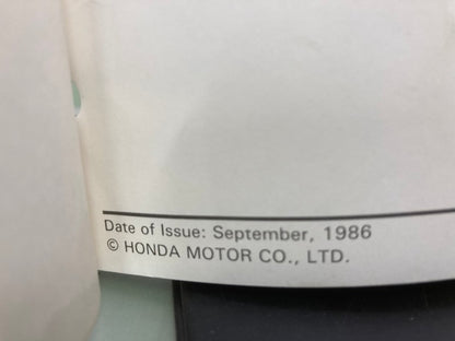 Honda 61GN202 '85-'87 NB50 Aero 50 Service Manual 1986 Genuine