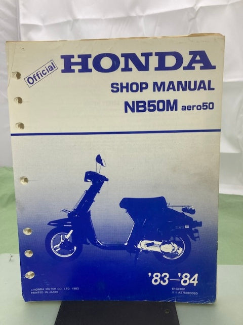 Honda 61GC801 '83-'84 NB50M aero50 Shop Manual 1983 Genuine