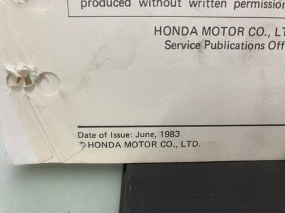 Honda 61GC801 '83-'84 NB50M aero50 Shop Manual 1983 Genuine