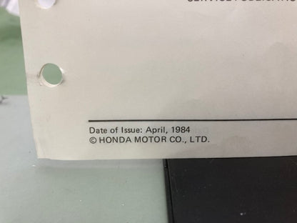 Honda HR214SMA Rotary Mower Shop Manual Supplement for 61VA300 1984 Genuine