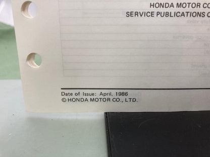 Honda HR194 SXA Rotary Mower Shop Manual Supplement for 61VA301 1986 Genuine