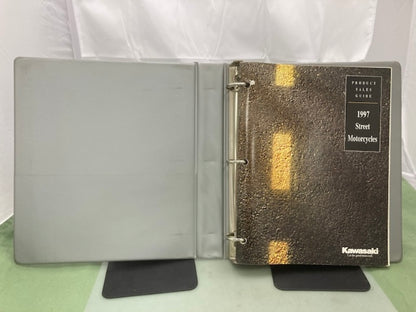 Kawasaki Product Sales Guides Binder 1997 w/ 5 Sales Guides Genuine