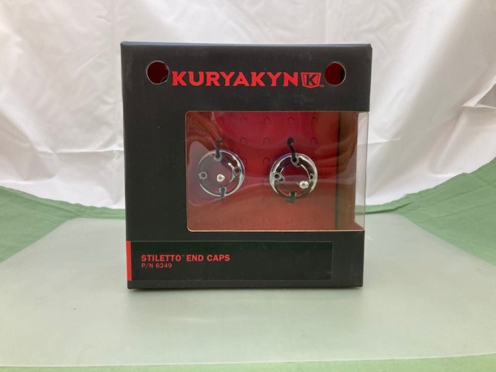 Kuryakyn 6249 Stiletto End Caps for ISO-Grips New Genuine
