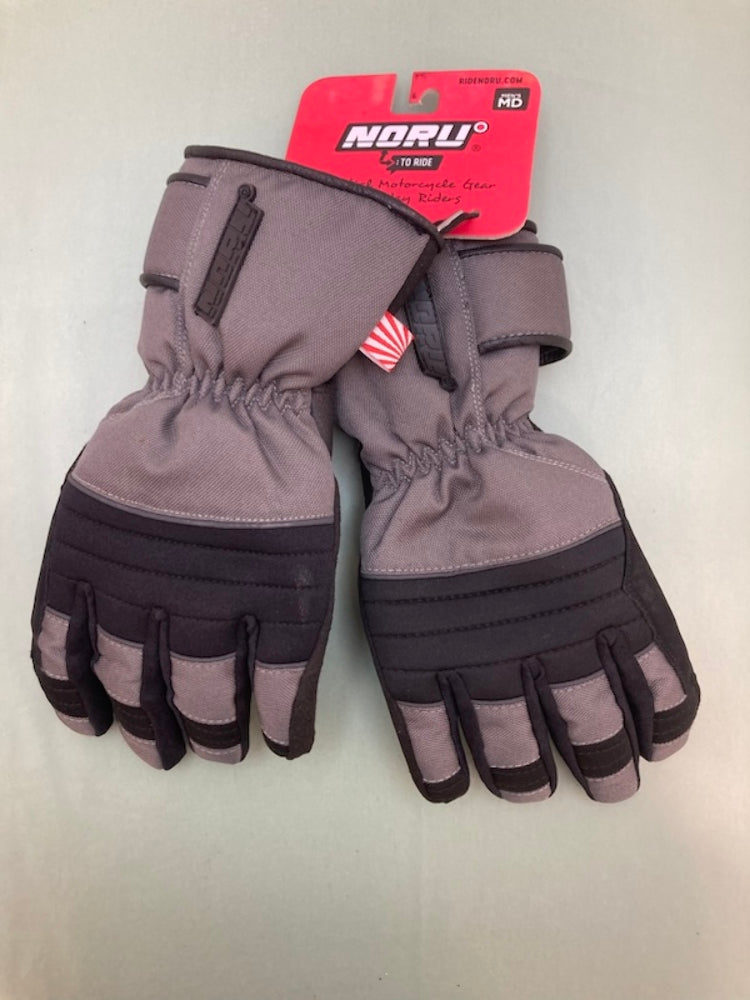 Noru 7407210705 Kiji WP Glove Grey/Black (Medium) New Genuine