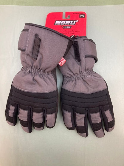 Noru 7407210706 Kiji WP Glove Grey/Black (Large) New Genuine