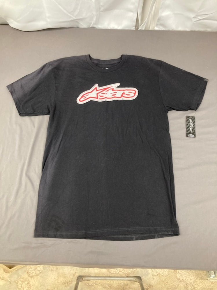 Alpinestars 3030-7077 Men's Full Grain Size Large Shirt Black New Genuine