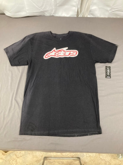Alpinestars 3030-7077 Men's Full Grain Size Large Shirt Black New Genuine
