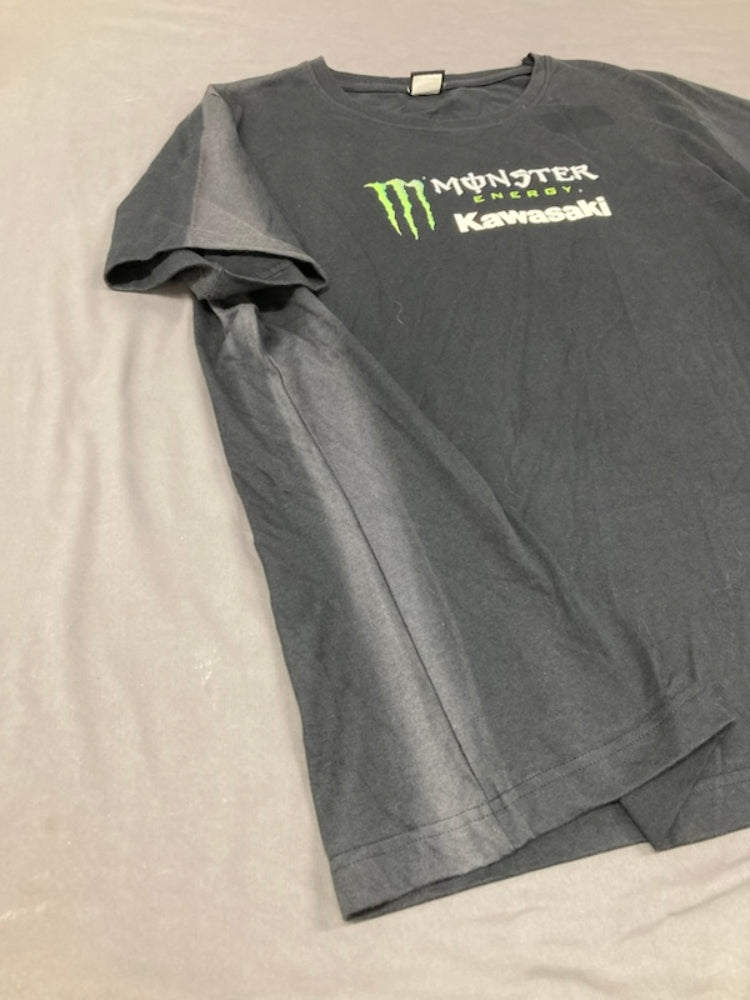 Kawasaki Monster K118-2500-BKXL Women's Size X-Large Shirt Black New Genuine