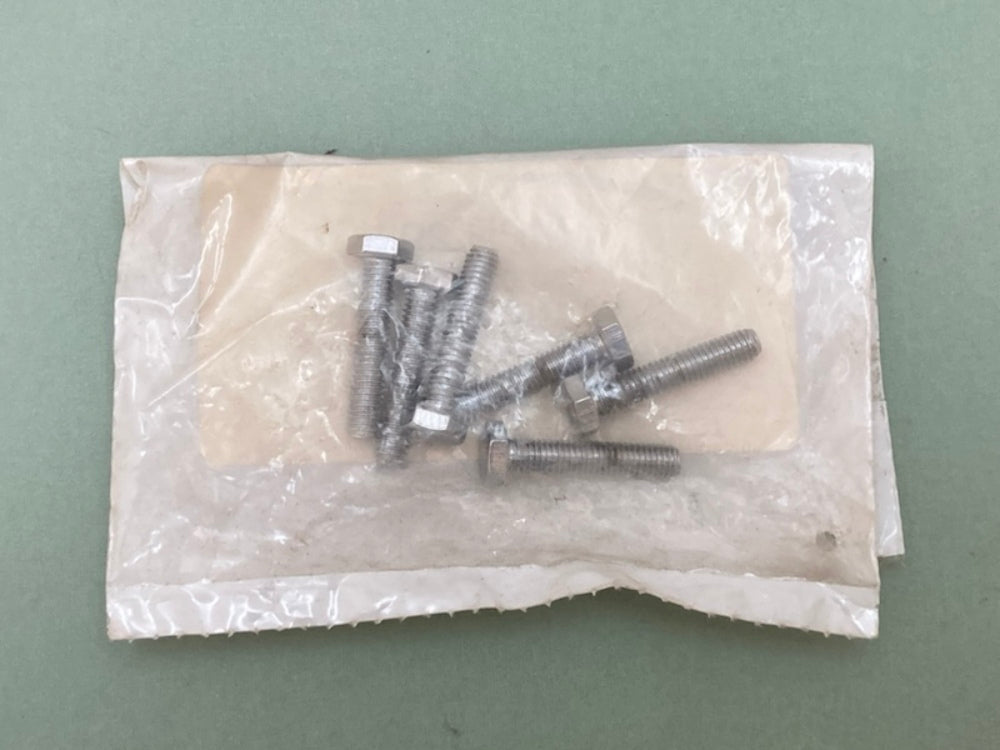 6 PK. Cy-Chrome MPB-294 M6-1.0x30MM Metric Hex Head Chrome Plated New Genuine
