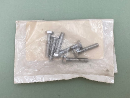 6 PK. Cy-Chrome MPB-294 M6-1.0x30MM Metric Hex Head Chrome Plated New Genuine
