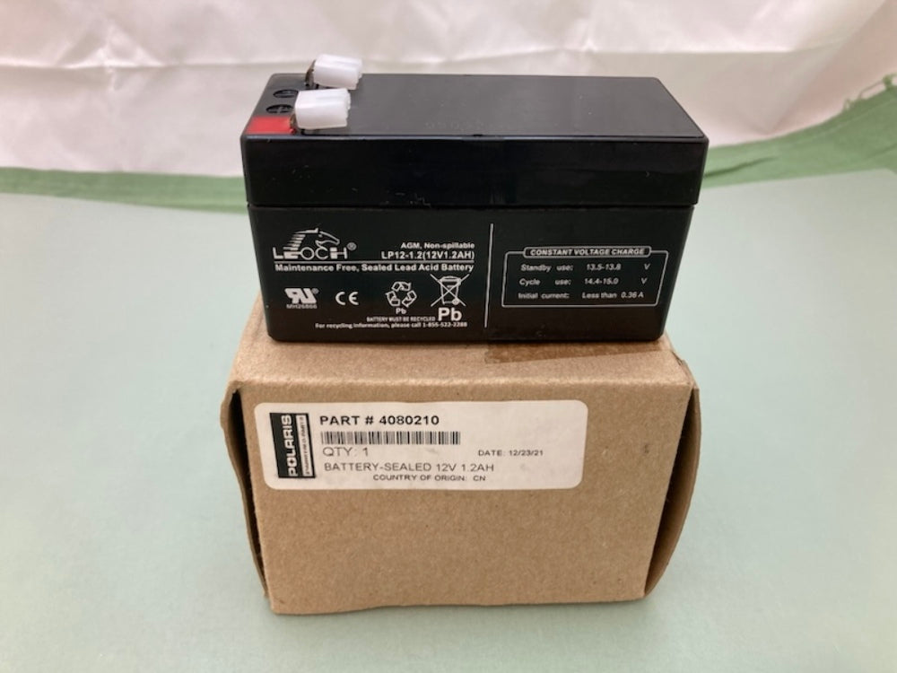 Polaris 4080210 12V 1.2AH AGM Battery New Genuine