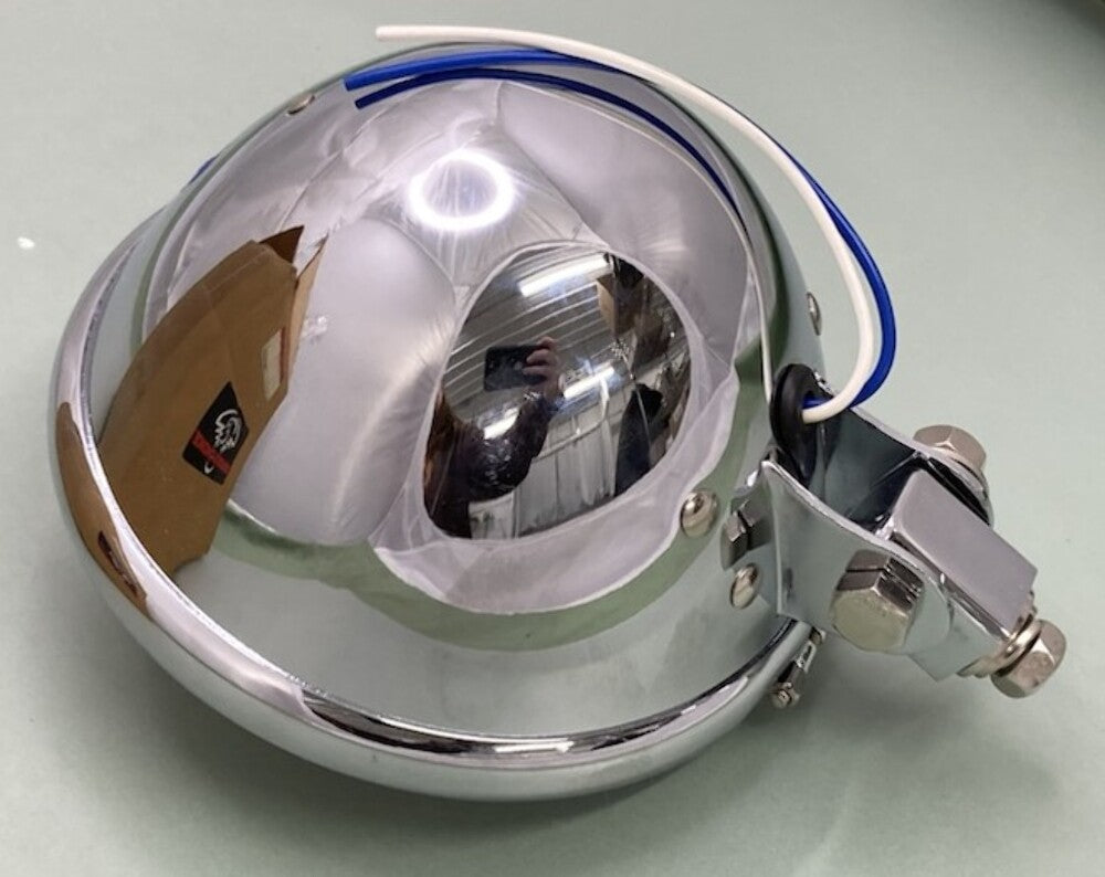 Tucker Rocky/Biker's Choice 41-0312 CHR 5-3/4" BTTM MNT H/Lamp 12 Volt New Gen.