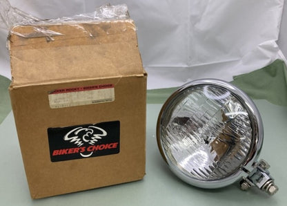 Tucker Rocky/Biker's Choice 41-0312 CHR 5-3/4" BTTM MNT H/Lamp 12 Volt New Gen.