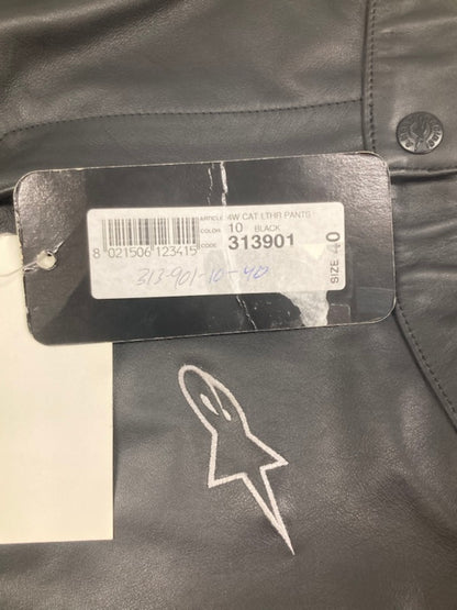 Alpinestars 313901 Stella Cat Vintage Leather Pants BLK Size 40 New Genuine