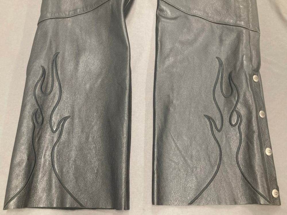 Power Trip Women's Leather Power Glide Chaps XS New Genuine