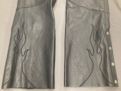 Power Trip Women's Leather Power Glide Chaps XS New Genuine