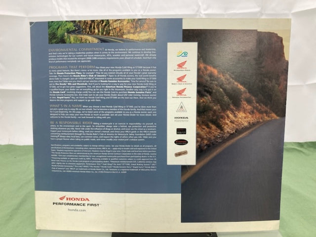 Honda Gold Wing Touring Sales Brochure 2005 Genuine
