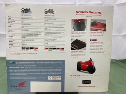 Honda Sportbike CBR1000RR CBR600RR C-ABS Sales Brochure 2009