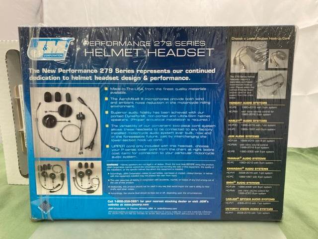 J&M HS-ICD284-HHU-HO Perf Series Slide-In Headset New Genuine