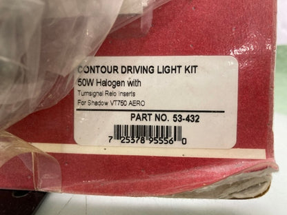 Show Chrome 53-432 Contour Driving Light Kit for Honda Shadow New Genuine