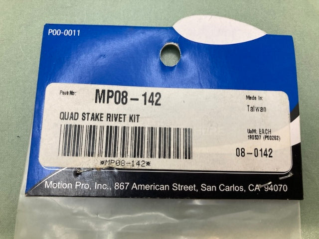 Motion Pro MP08-142 Quad Stake Rivet Kit New Genuine