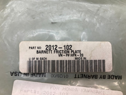 Qty 2 Barnett 2012-102 Friction Plate New Replaces