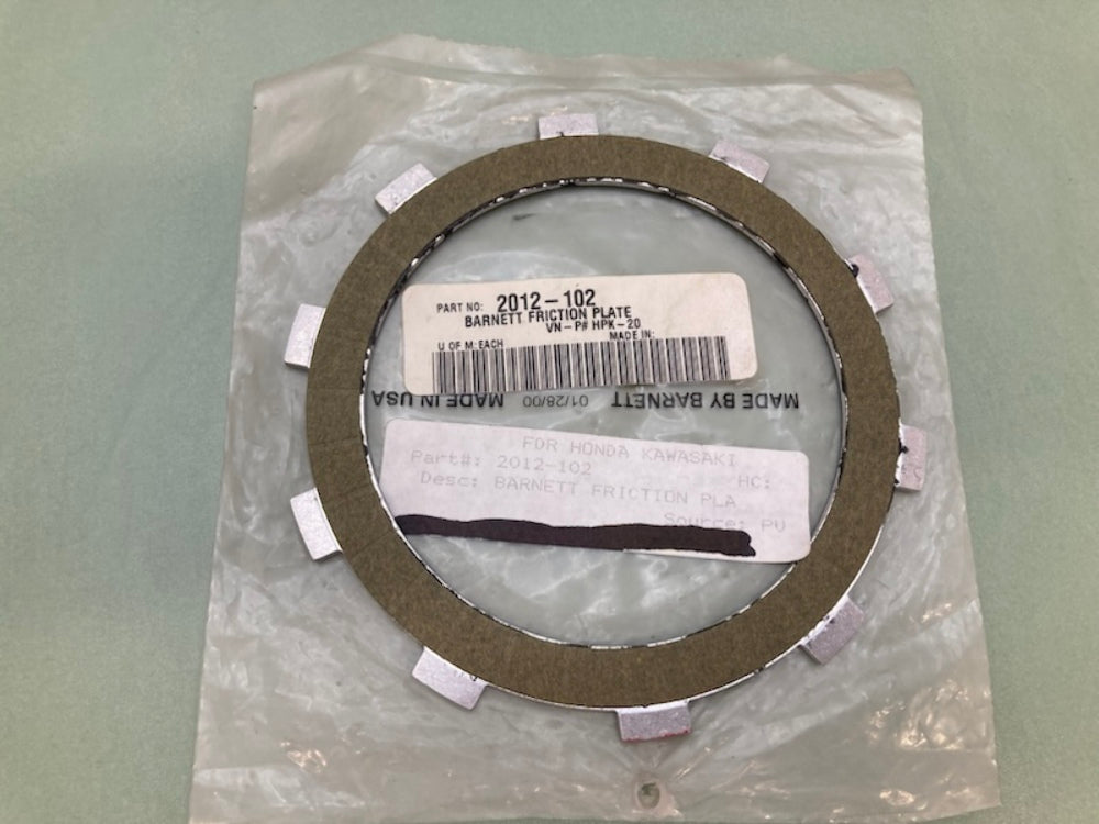 Qty 2 Barnett 2012-102 Friction Plate New Replaces