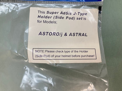Arai 11-3501 Super AdSis J-Type Holder (Side Pod) New Genuine
