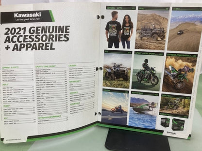 Kawasaki K921FL-ACC Genuine Accessories & Apparel Catalog 2021 Genuine