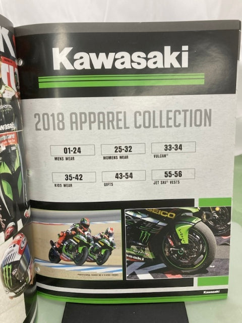 Kawasaki K918-AP-ACC Apparel Collection Catalog 2018 Genuine