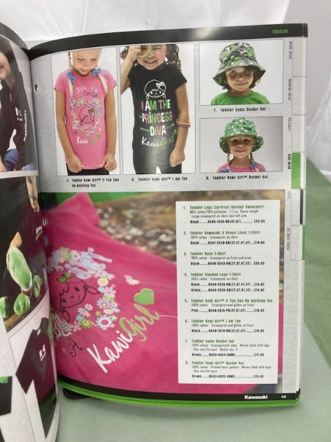 Kawasaki K918-AP-ACC Apparel Collection Catalog 2018 Genuine