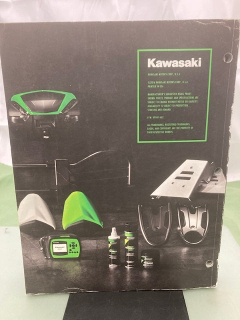 Kawasaki K916FL-ACC Genuine Accessories Catalog 2016 Genuine