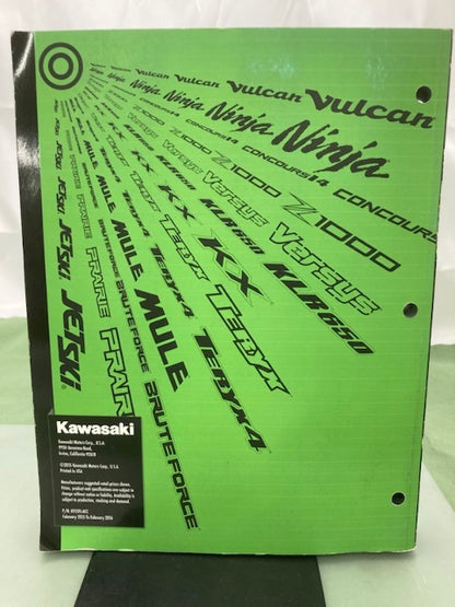 Kawasaki K915FL-ACC Genuine Accessories Catalog 2015 Genuine
