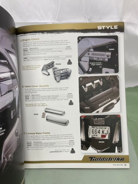 Goldstrike 93002 Accessories Catalog for Honda Goldwing 2025 Genuine