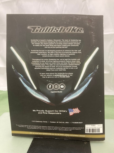 Goldstrike 93002 Accessories Catalog for Honda Goldwing 2025 Genuine